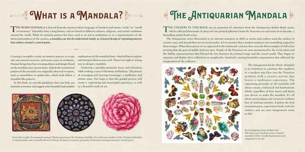 New Mags | The Antique Mandala Sticker Book