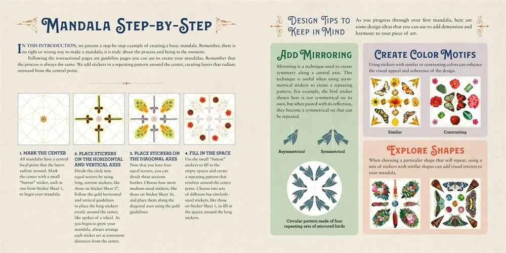 New Mags | The Antique Mandala Sticker Book
