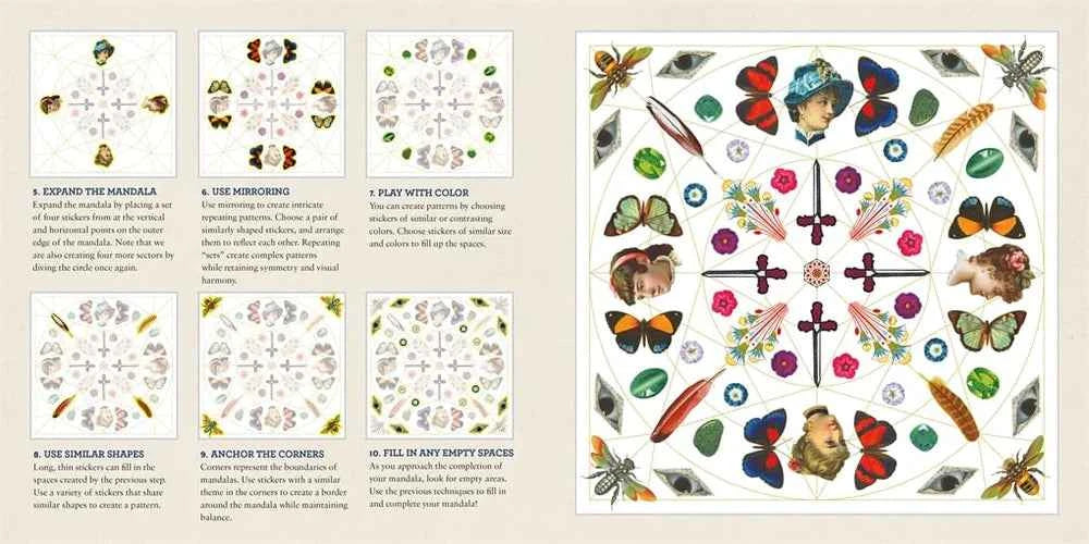 New Mags | The Antique Mandala Sticker Book