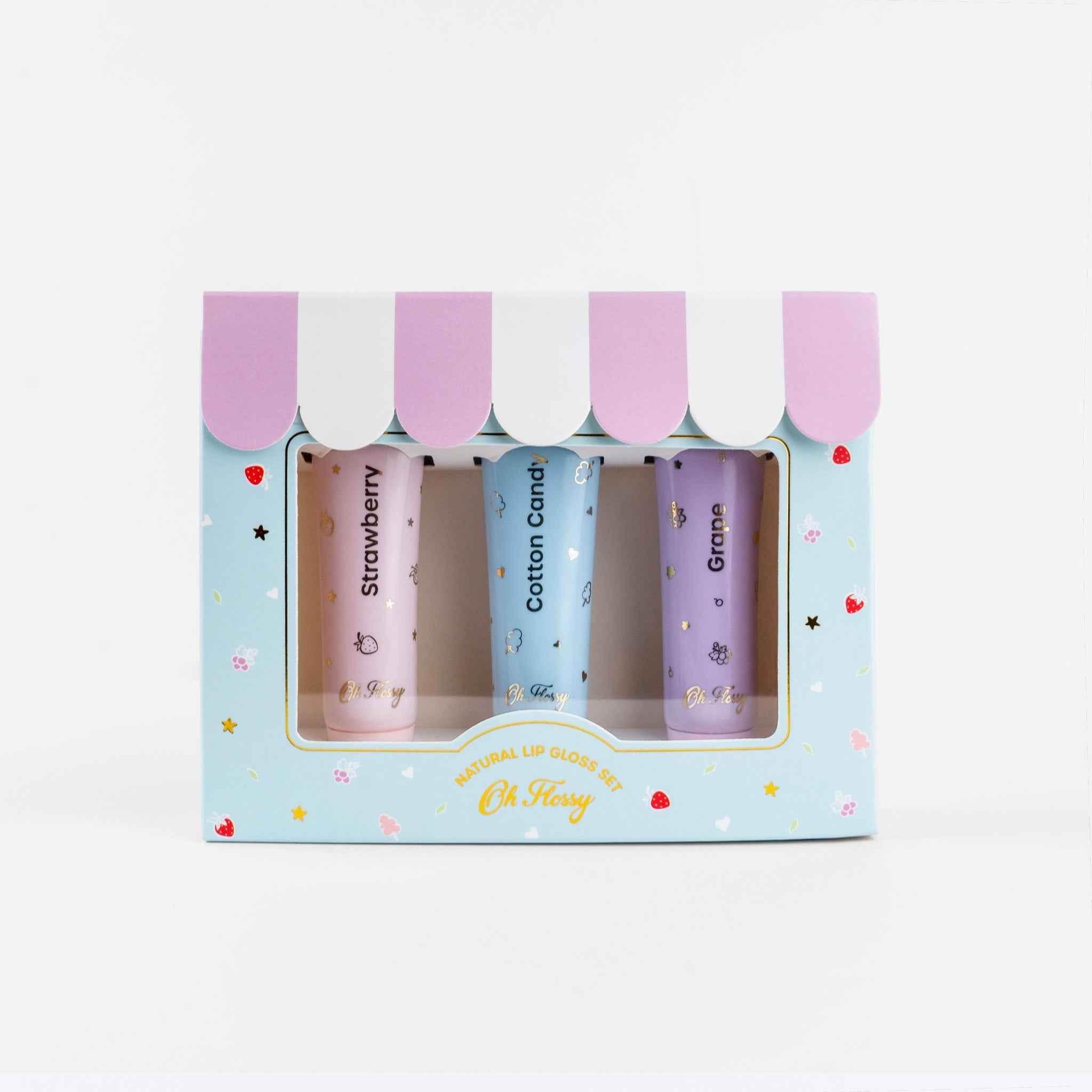 Oh Flossy Natural Lip Gloss Set