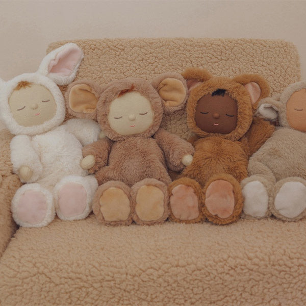 Olli Ella Cozy Dinkum Mouse Pickle pop