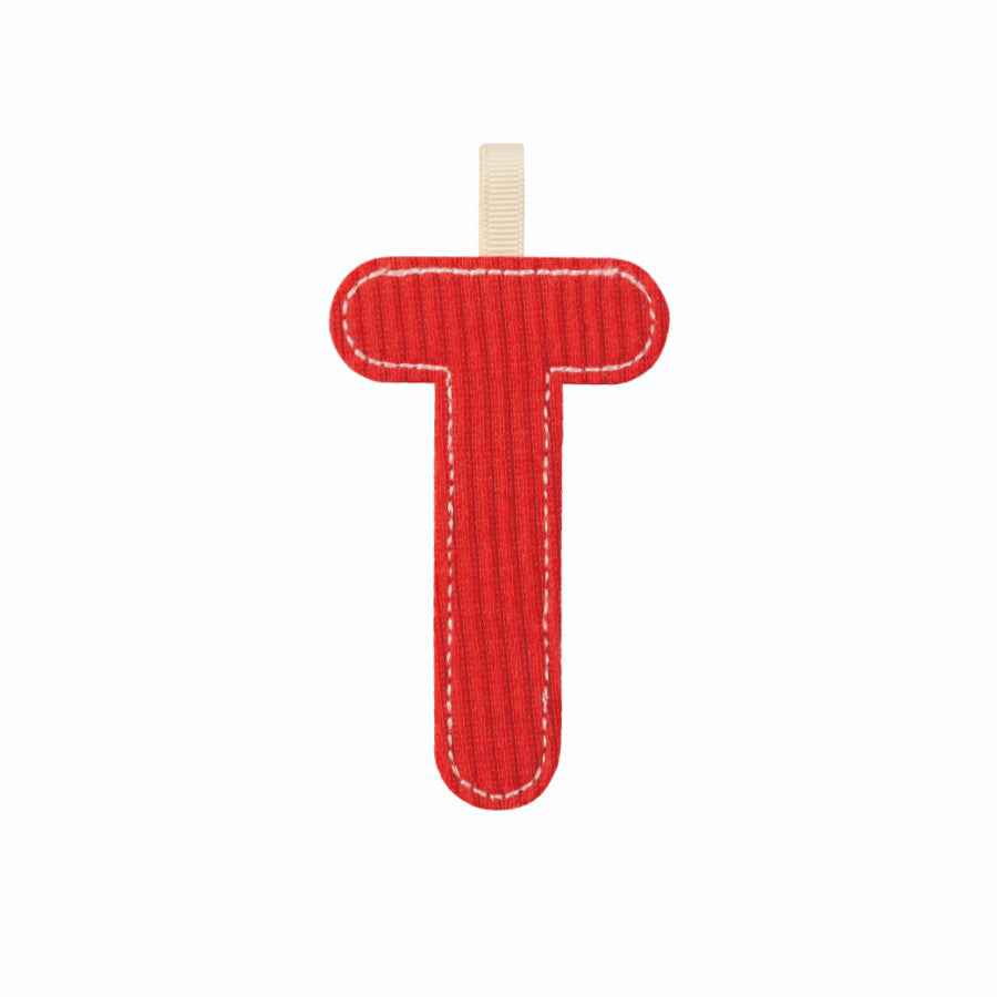 Lilliputiens | Letter T in Reversible Phosphorescent Fabric