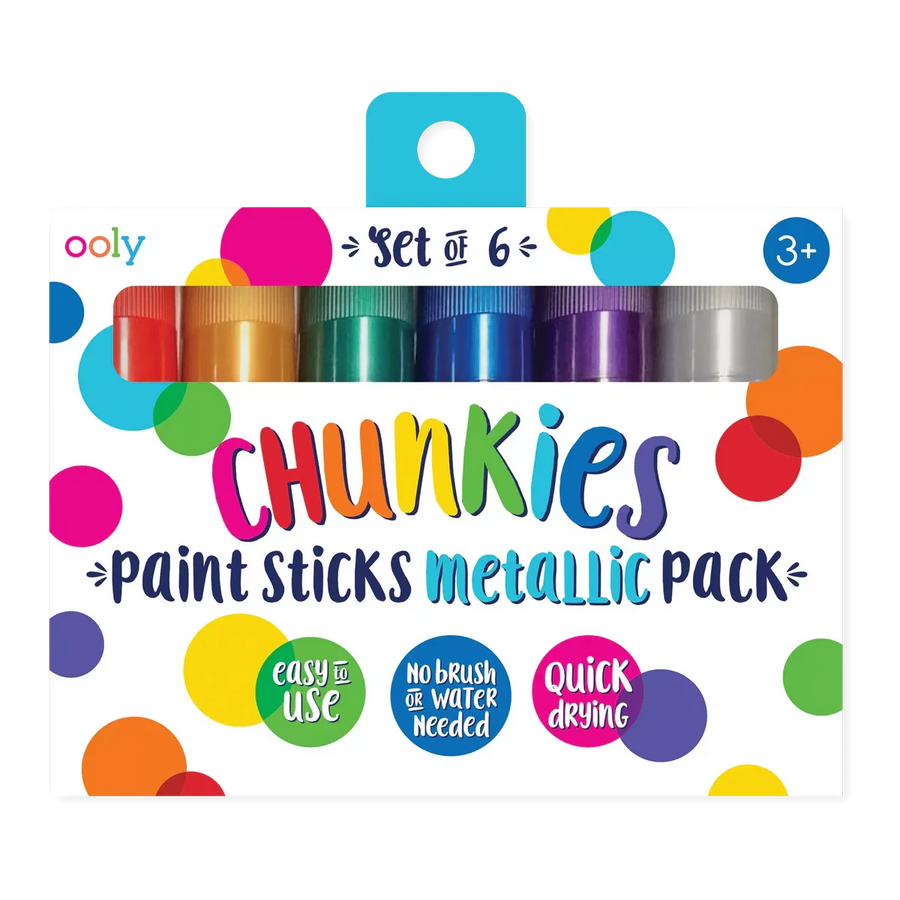 Ooly | Chunkies Verfstiften Metallic Set Van 6