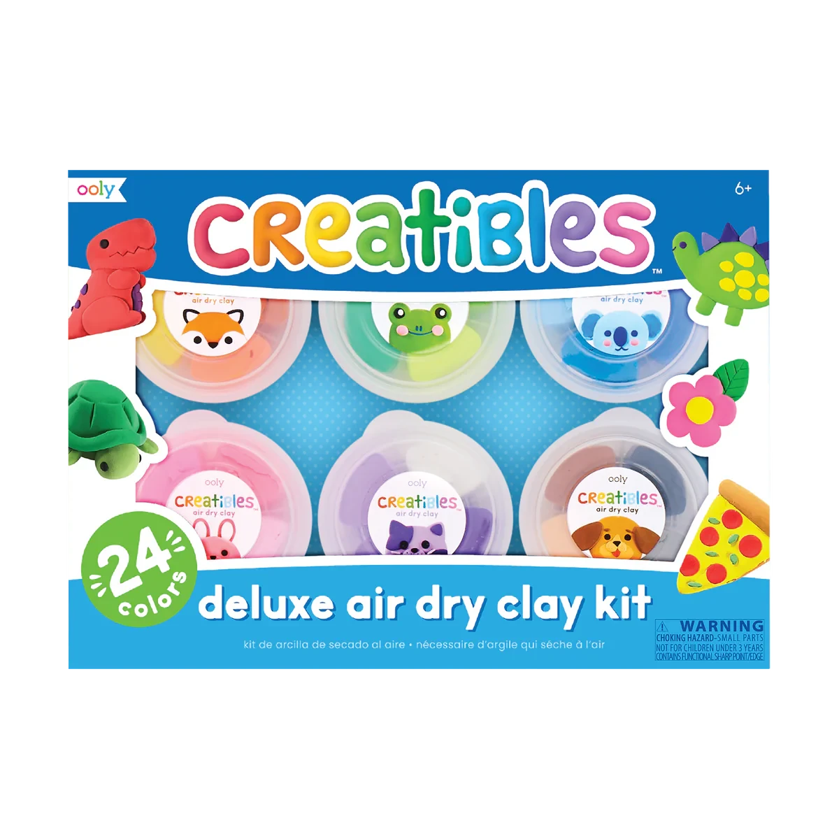 Ooly | Creatibles Deluxe Luchtdrogende Kleiset Set Van 24 Kleuren