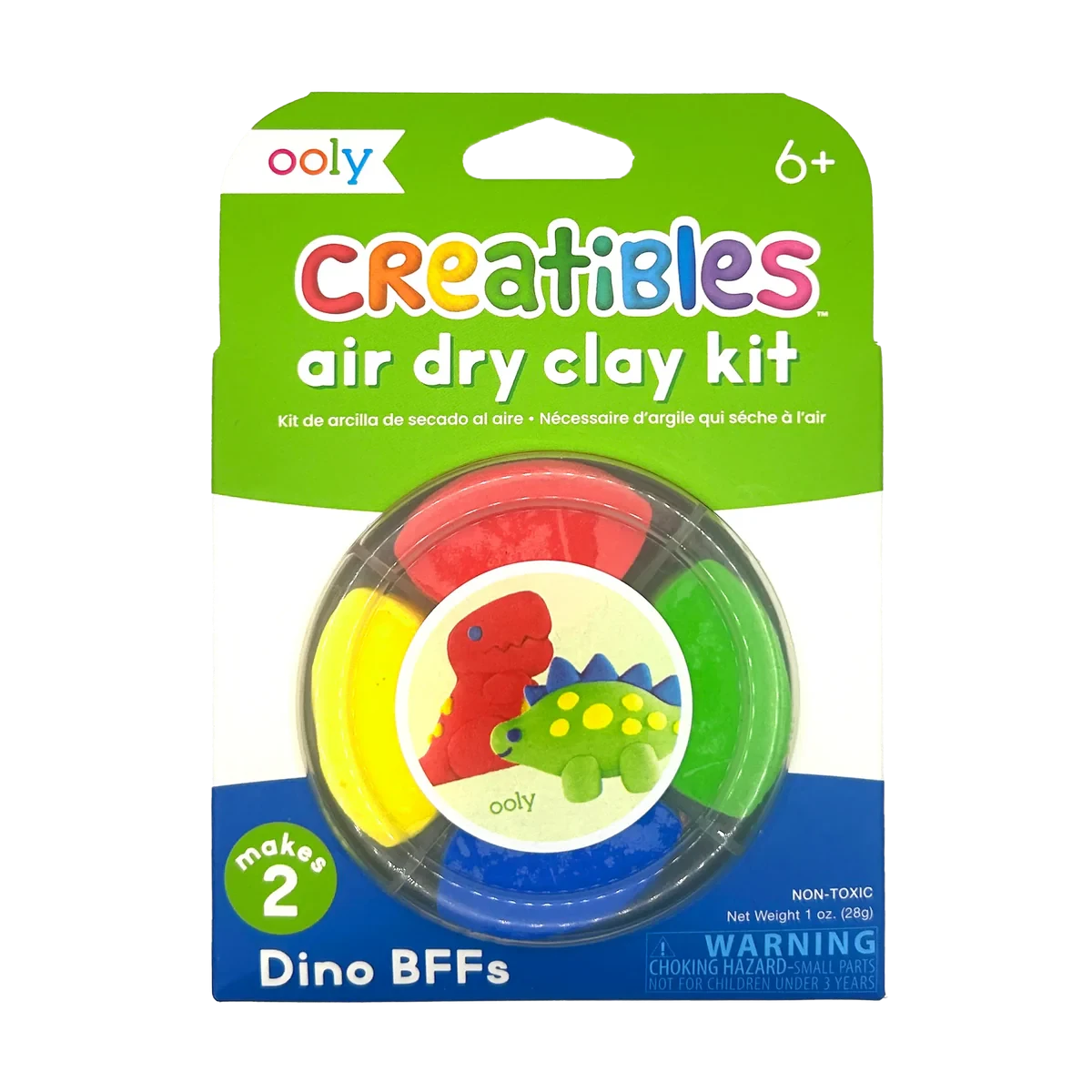 Ooly | Creatibles Mini Luchtdrogende Kleiset Dino BFFs