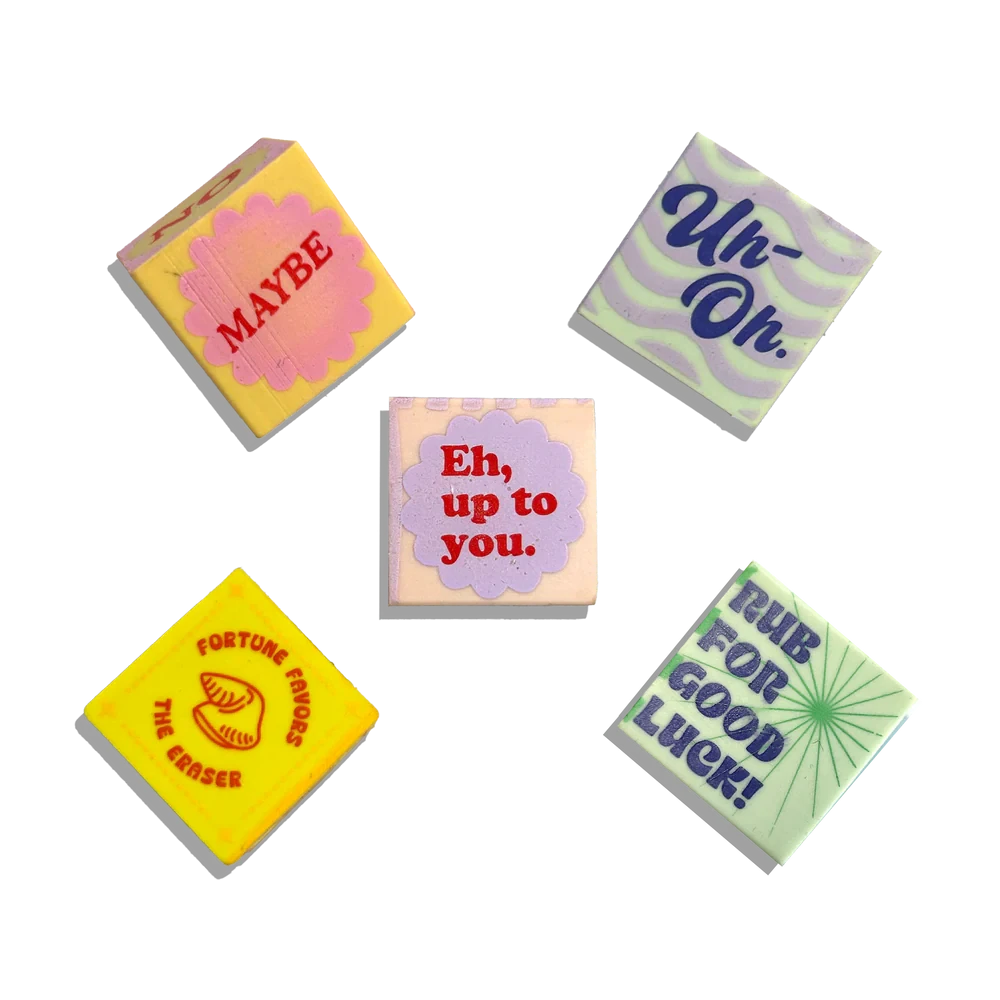 Ooly |  Feeling Lucky Dobbelsteen Gummen Set Van 5