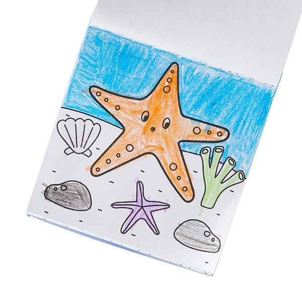 Ooly | Carry Along! Kleurboek En Kleurpotloden Set Zeeleven Set Van 9 Krijtjes