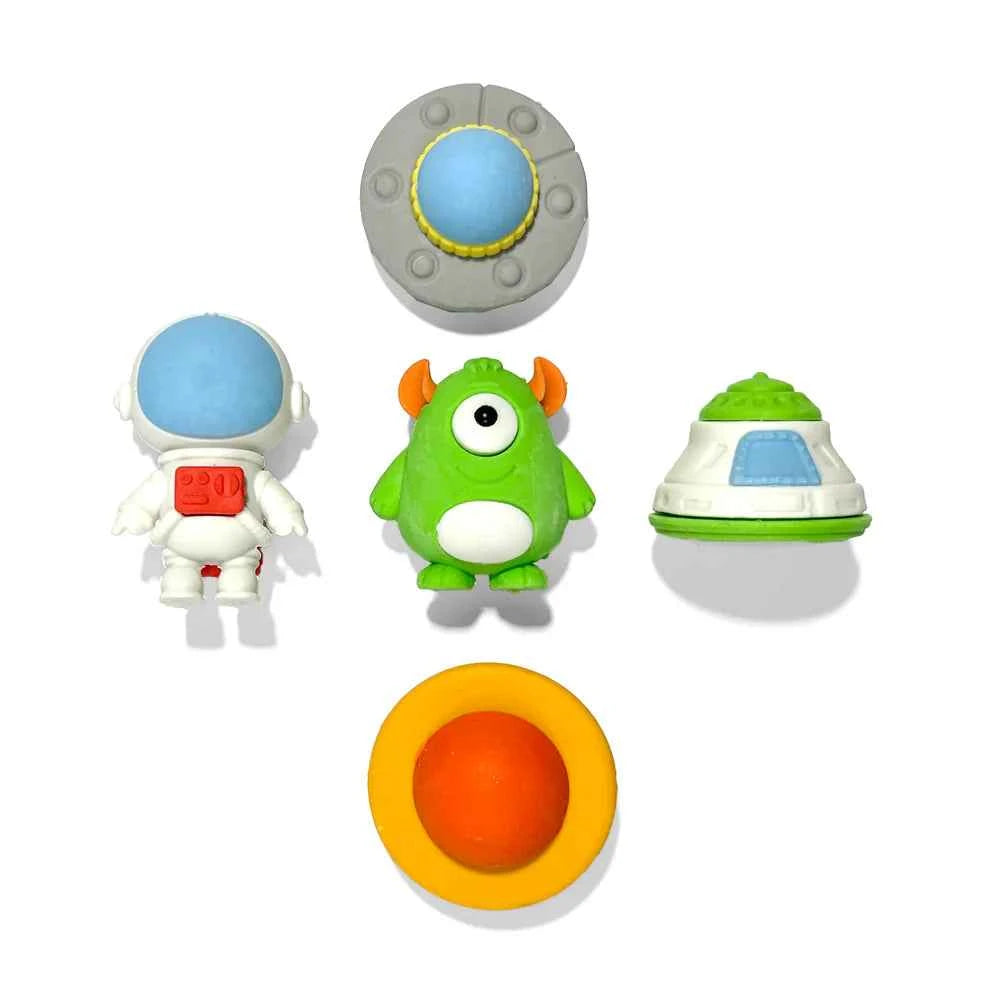 Ooly | Outta This World Geurende Puzzelgommen Set Van 5