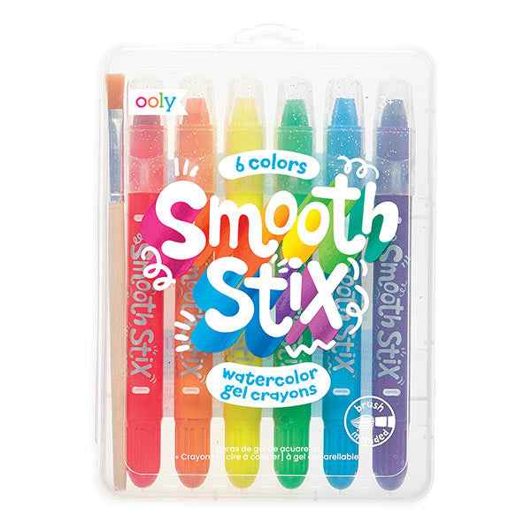 Ooly | Smooth Stix Waterverfgelkrijtjes Set Van 6