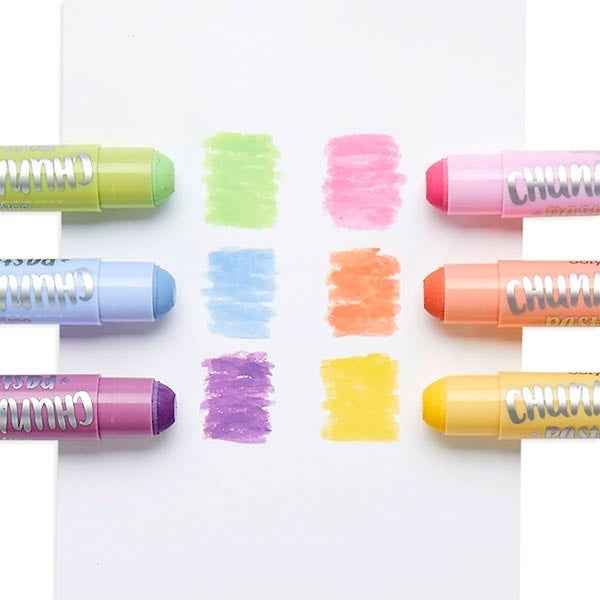 Ooly | Chunkies Verfstiften Pastel Set Van 6
