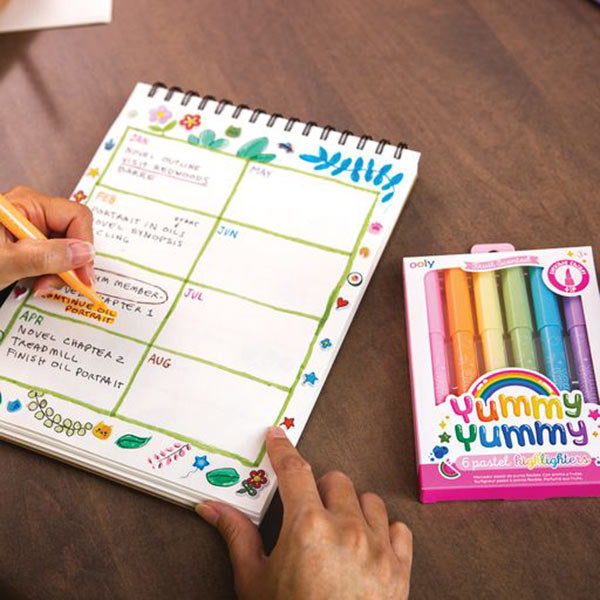 Ooly | Yummy Yummy Geurende Markeerstiften Set Van 6