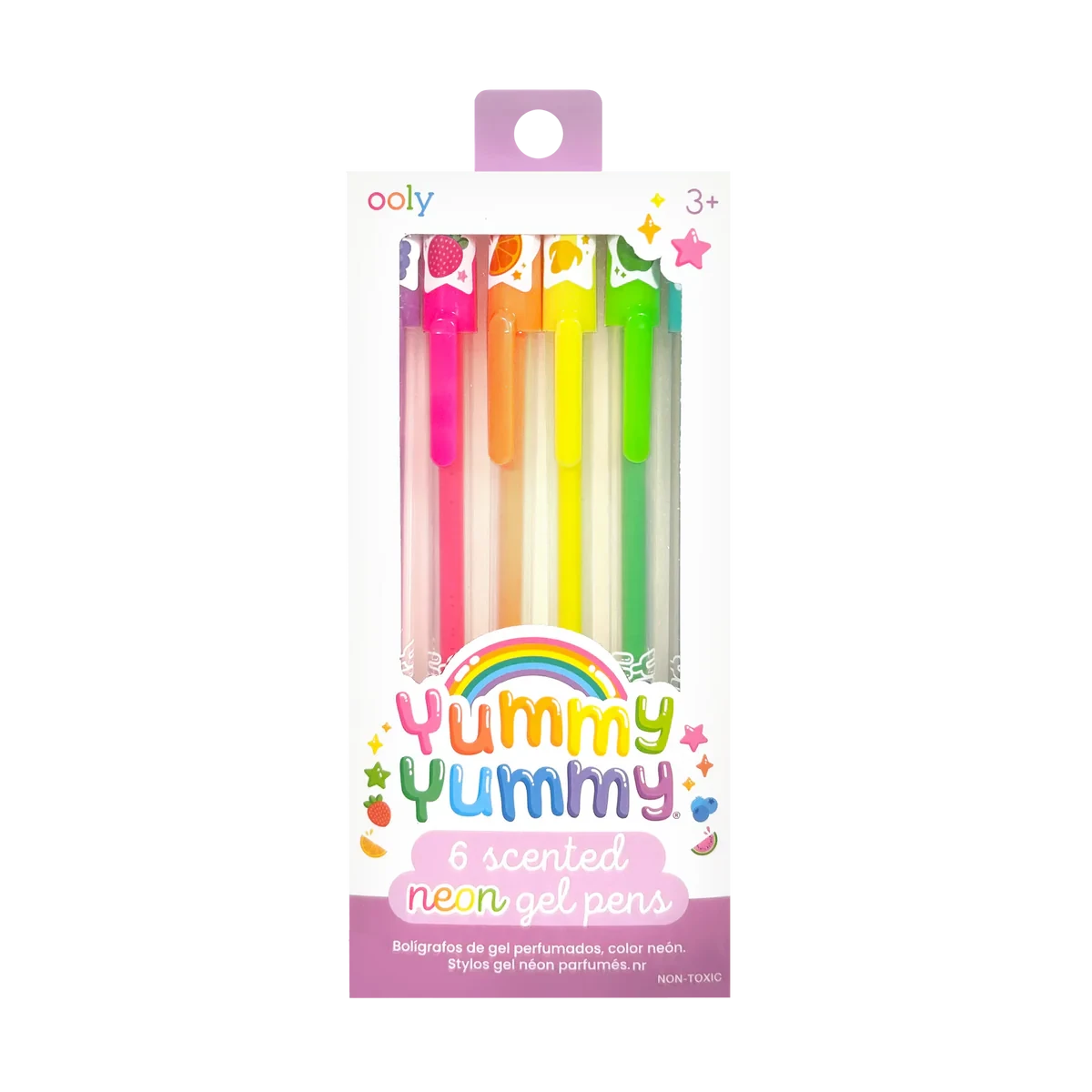 Ooly | Yummy Yummy Geurende Gelpennen Neon Set Van 6