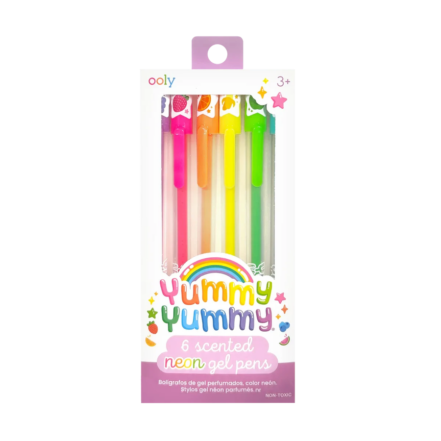 Ooly | Yummy Yummy Geurende Gelpennen Neon Set Van 6