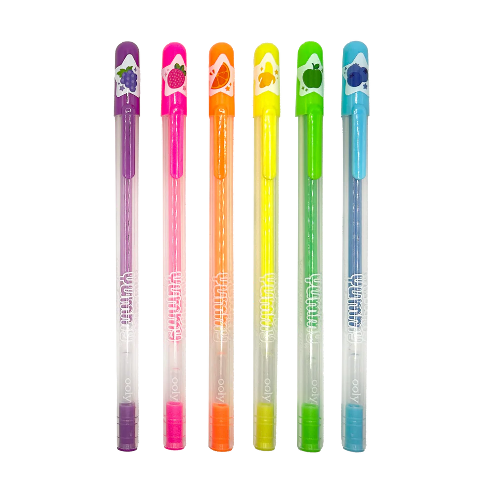 Ooly | Yummy Yummy Geurende Gelpennen Neon Set Van 6
