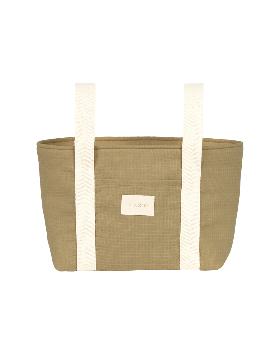 Nobodinoz | Opera Waterproof Stroller Organizer Olive Green