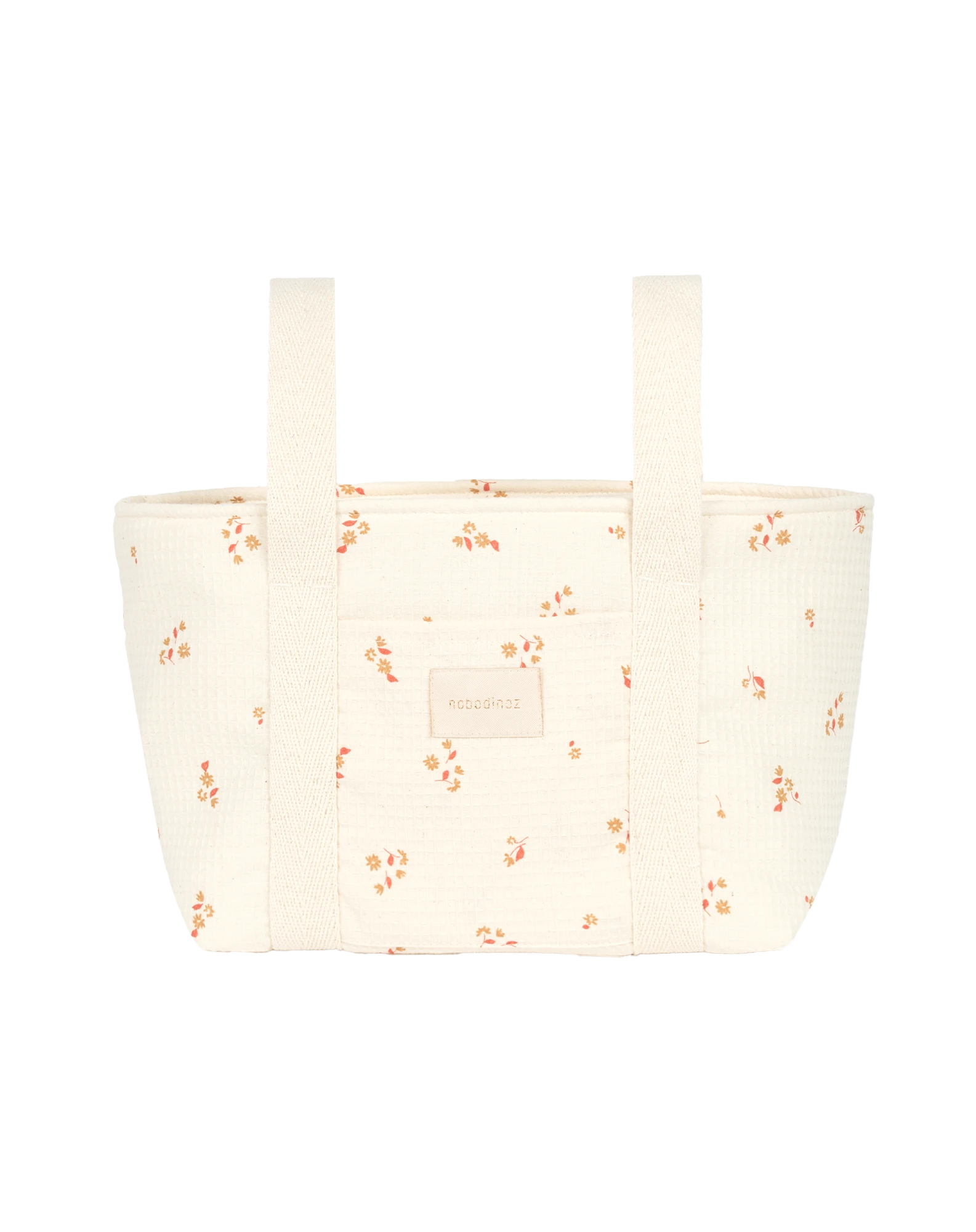 Nobodinoz | Opera Waterproof Stroller Wagon Organizer Yellow Lily
