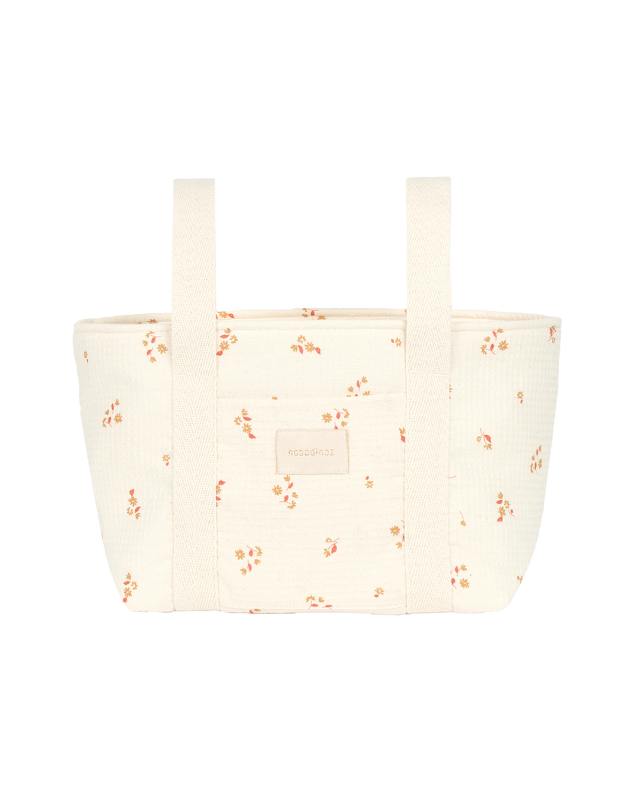 Nobodinoz | Opera Waterproof Stroller Wagon Organizer Yellow Lily