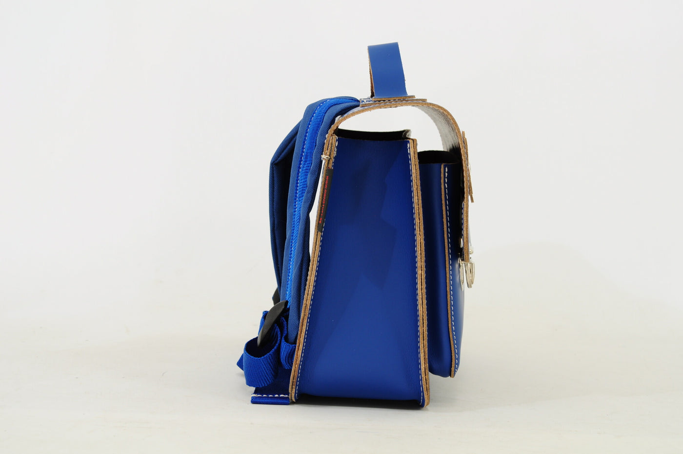 Own Stuff | Lederen Kleuterboekentas Flowers Cobalt
