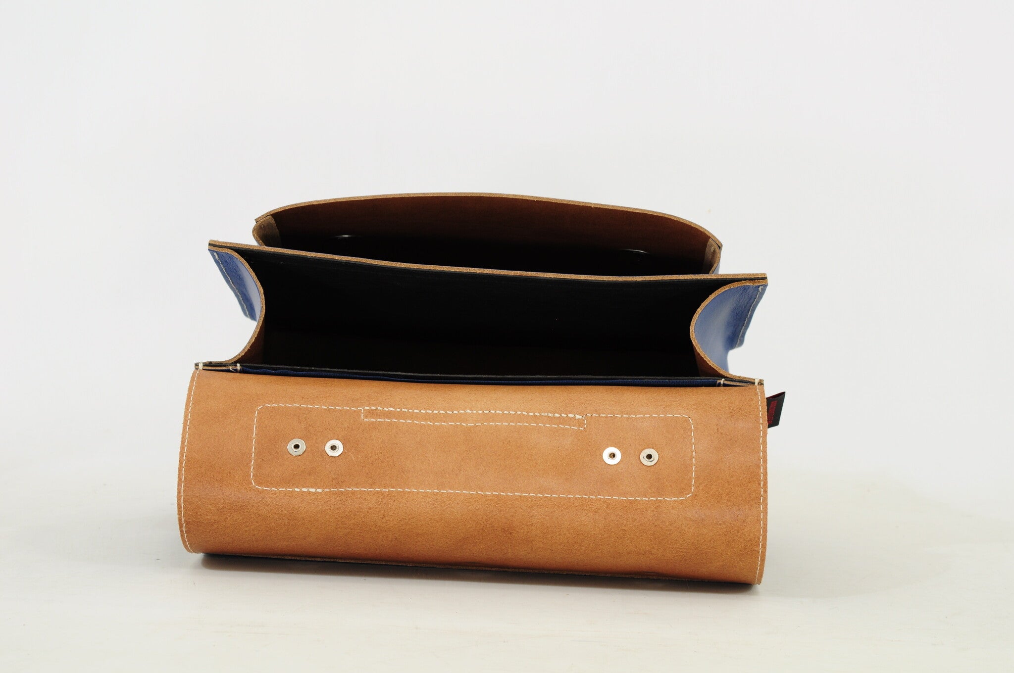 Own Stuff | Lederen Kleuterboekentas Flowers Cobalt