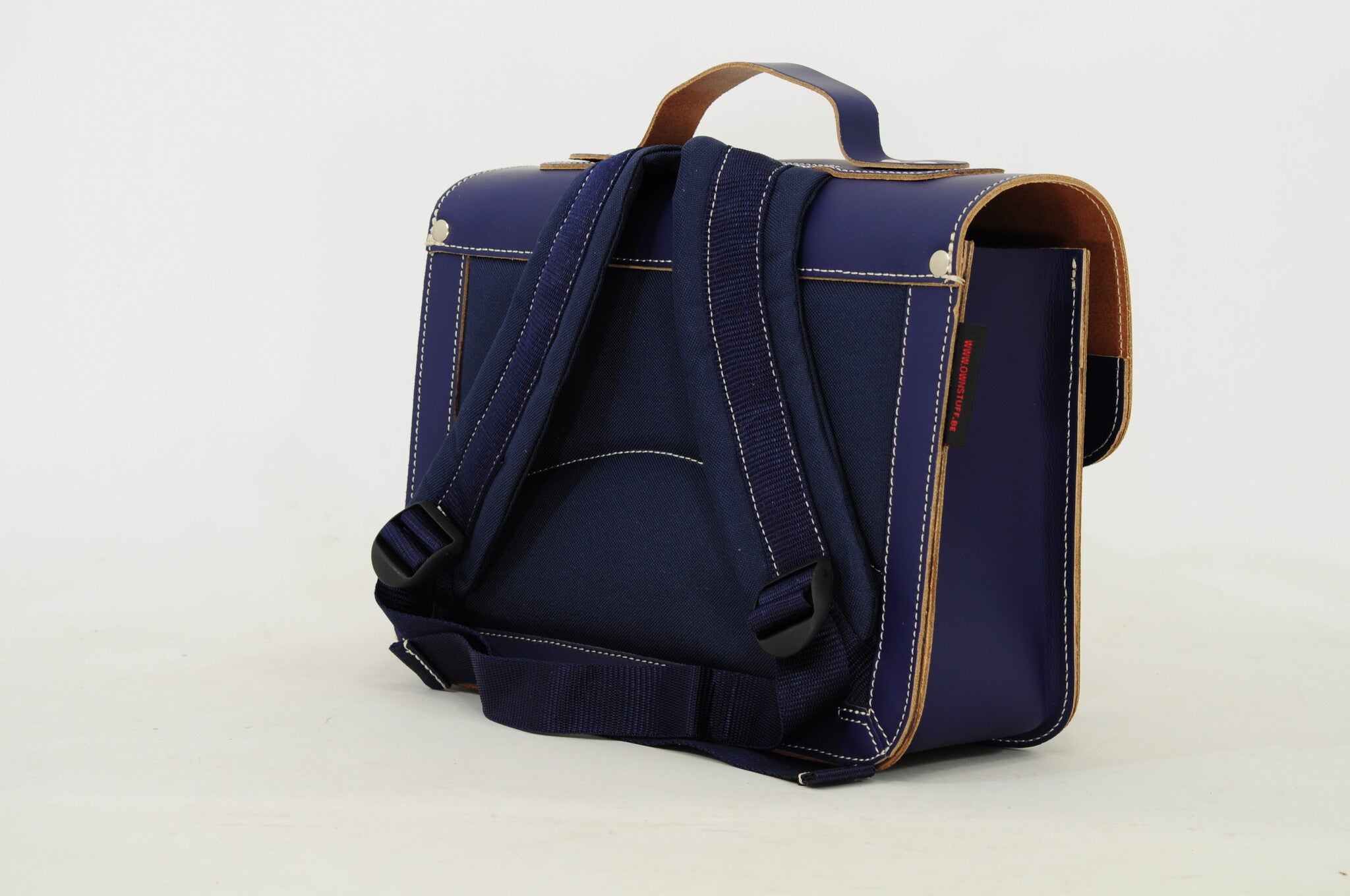 Own Stuff | Lederen Kleuterboekentas Teddy Marine