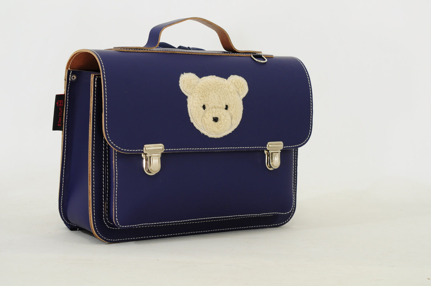 Own Stuff | Lederen Kleuterboekentas Teddy Marine