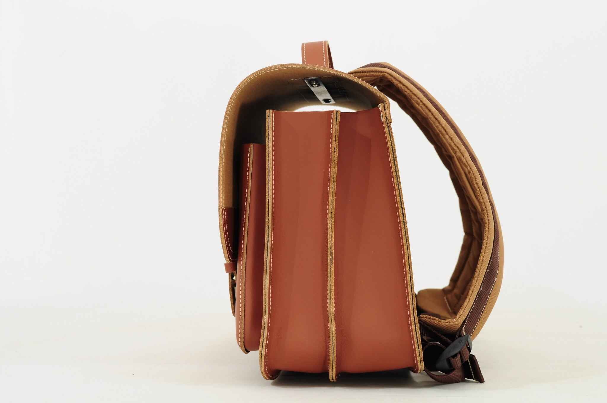Own Stuff | Leather Book Bag Surf Chestnut