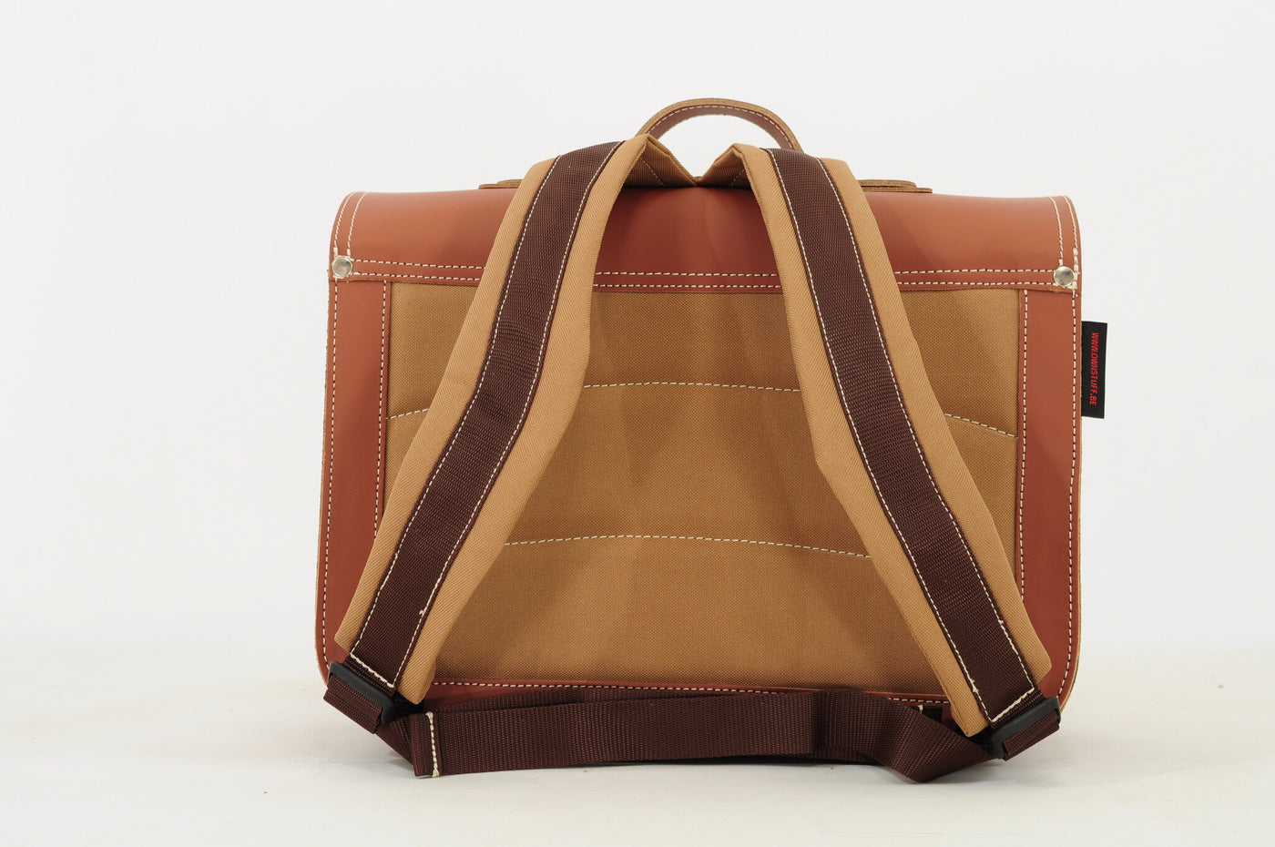 Own Stuff | Lederen Boekentas Surf Chestnut
