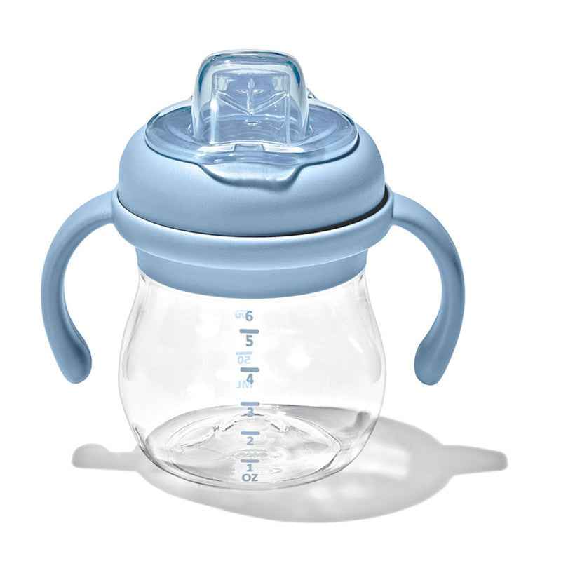 Oxo | Drinkbeker Transitions Antilekbeker met Zachte Tuit Afneembare Handvaten Dusk Blauw 150ml