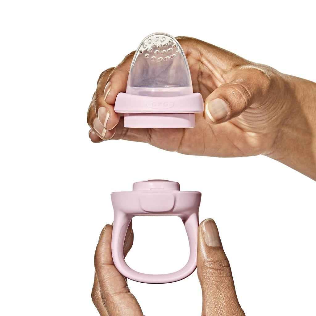 Oxo | Sabbelspeen Teething Feeder Blossom Roze