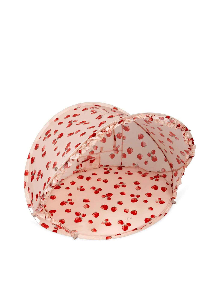 Konges Slojd | Pop Up Mini Beach Tent UV 50+ Lace Strawberry