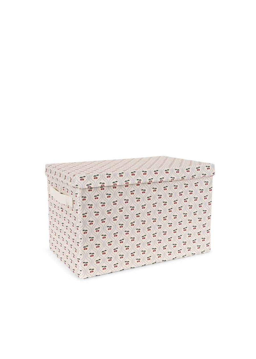 Konges Slojd | Small Storage Basket Cherry Motif