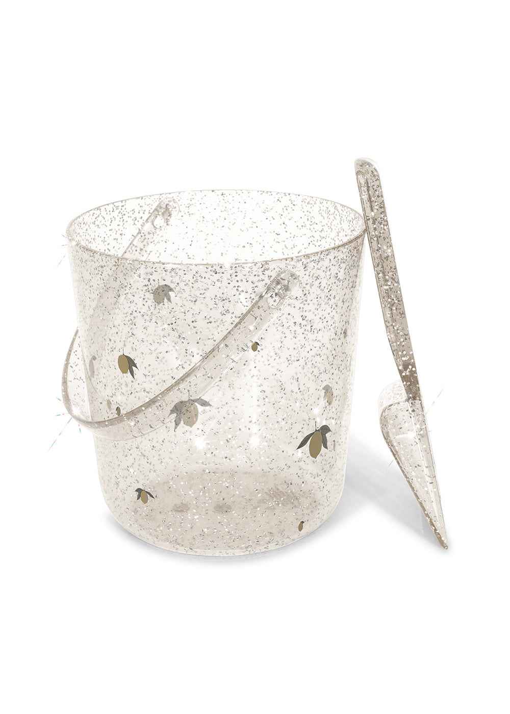 Konges Slojd | Glitter Bucket and Shovel Print Print Lemon