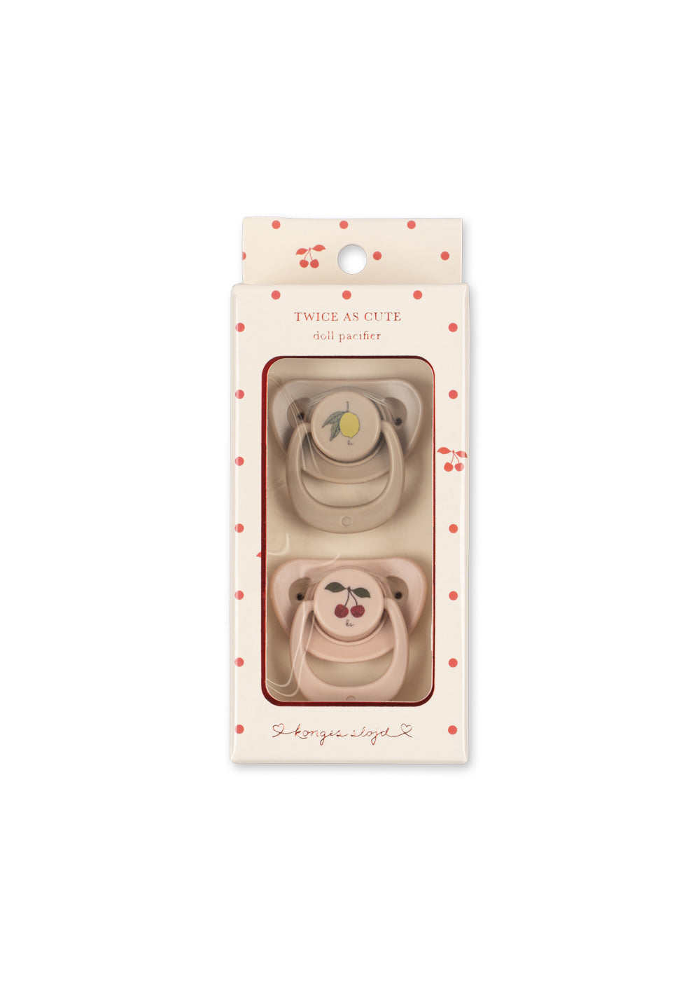 Konges Slojd | poppen fopspeen cherry / lemon