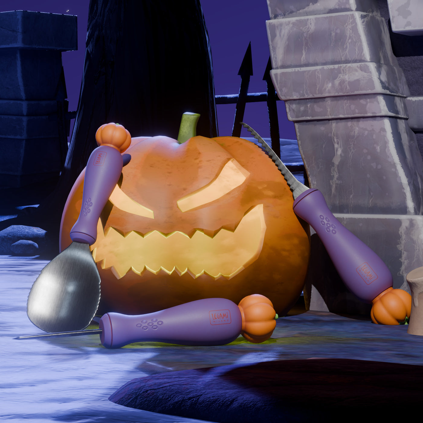 Legami | Halloween-Pompoensnijset - Snijden & Eng Zijn