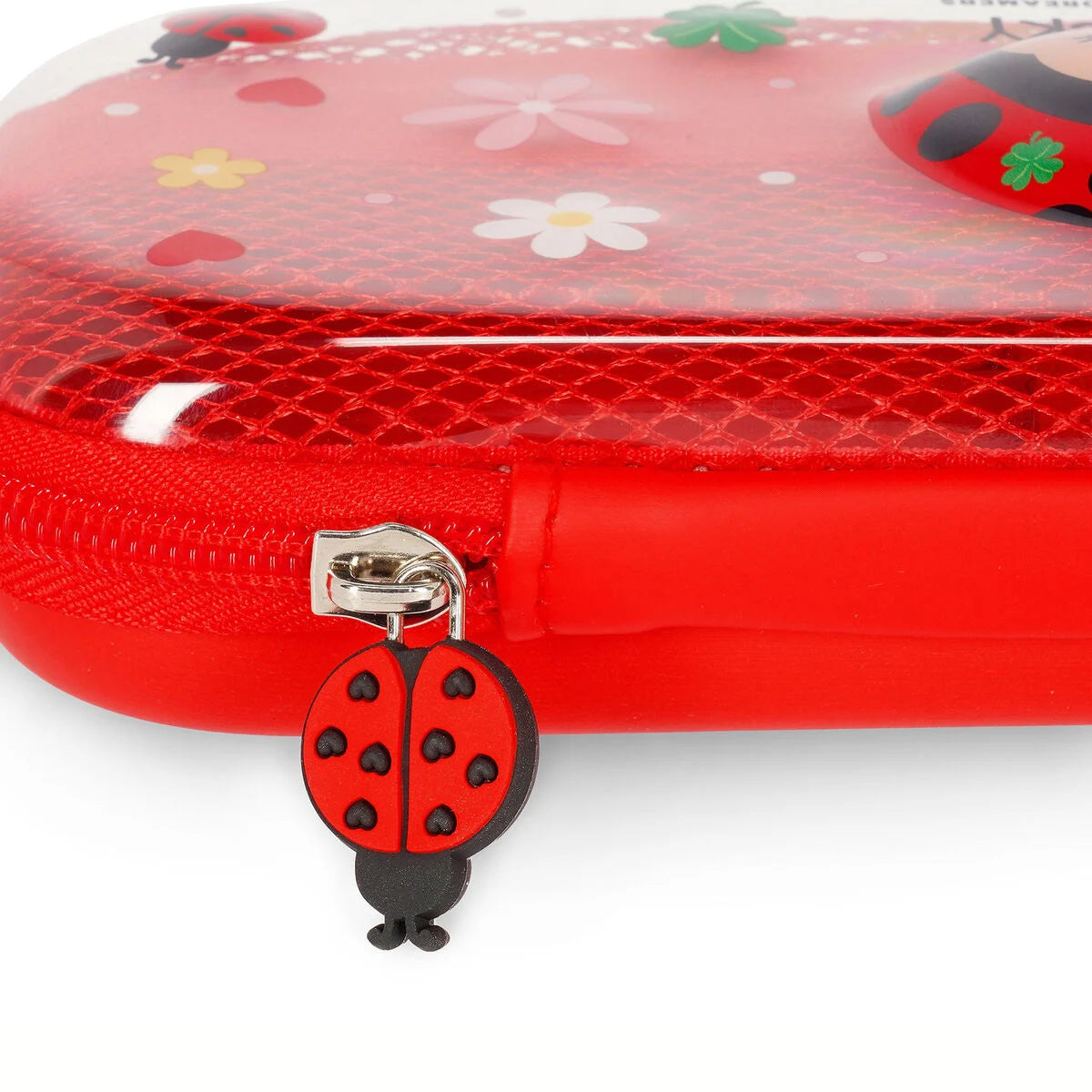 Legami | Ladybug Stijve Transparante Pennenzak - WonderWow