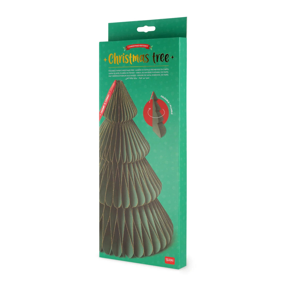Legami | Opvouwbare Papieren Kerstboom Xmax Tree