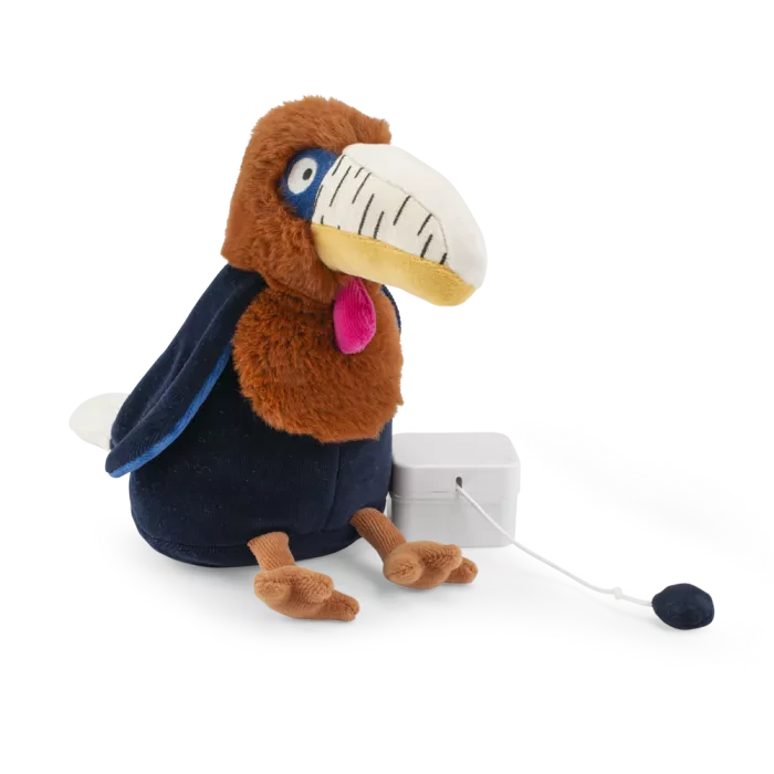 Moulin Roty | La forêt Mawa Music Plush Hornbill Lychee