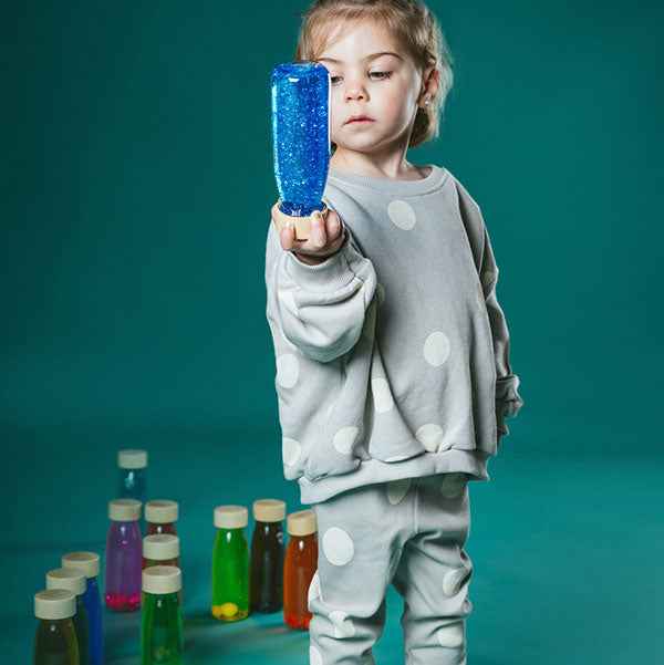 Petit Boum Sensory Bottle - Gold