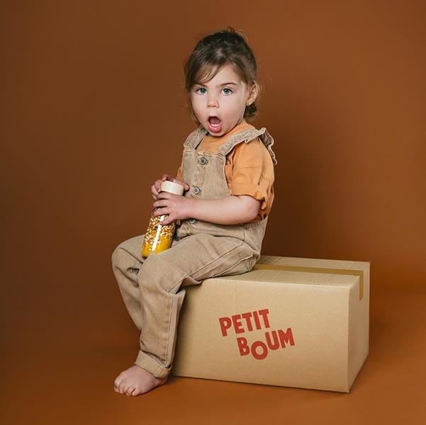 Petit Boum sensorische fles - farm
