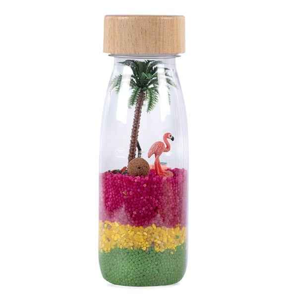 Petit Boum Sensory Bottle - Flamingo