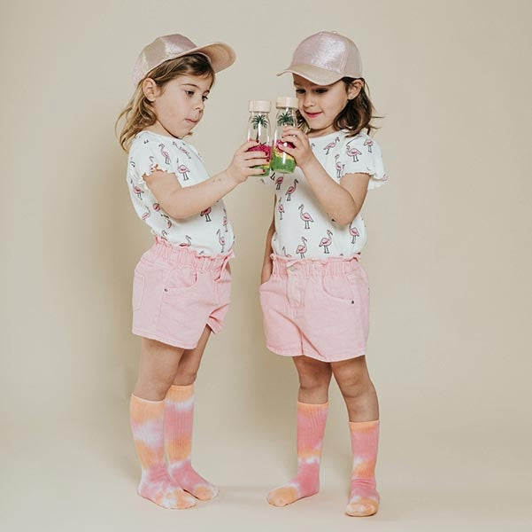 Petit Boum sensorische fles - flamingo
