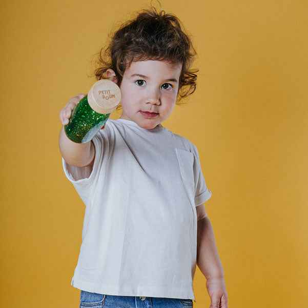 Petit Boum sensory bottle - gold