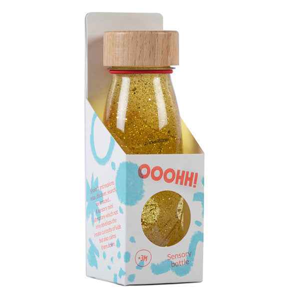 Petit Boum Sensory Bottle - Gold