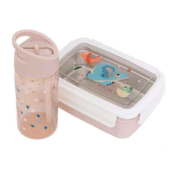 Petit Monkey drinkfles dino footprints
