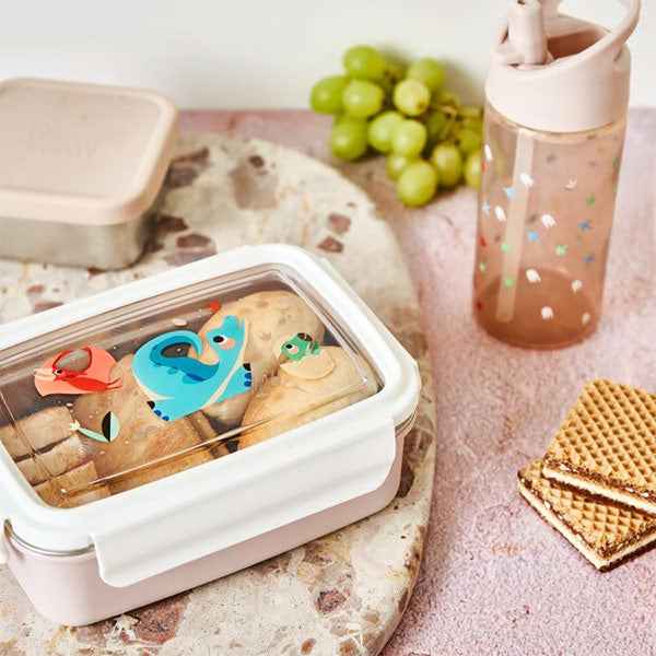 Petit Monkey drinkfles dino footprints