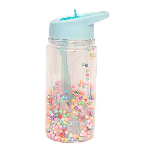 Drinkfles macaron popsicles aqua blue - Petit Monkey