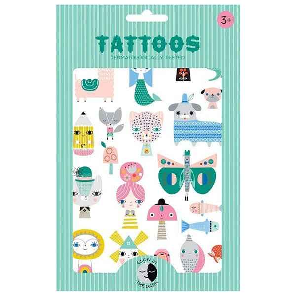 Petit Monkey - tattoos Leopard - Glow in the dark +3jr