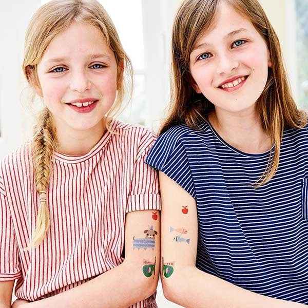 Petit Monkey - tattoos Leopard - Glow in the dark +3jr