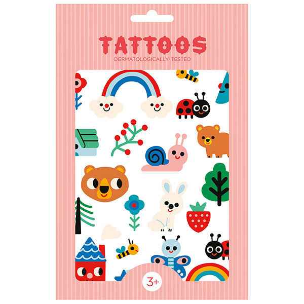 Petit Monkey tattoos Nature friends +3jr