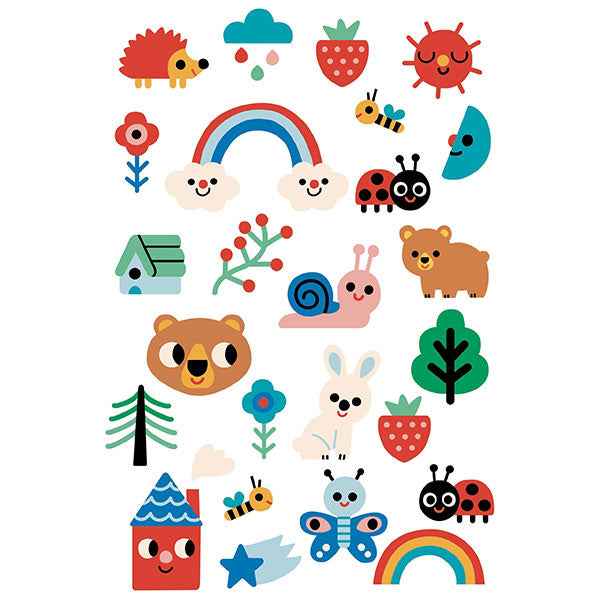 Petit Monkey tattoos Nature friends +3jr